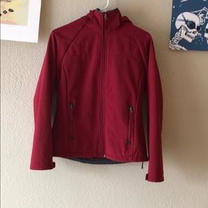 {G.H. Bass} -Size XS- Red Rain Jacket